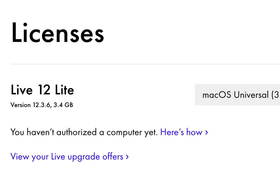 Ableton Live 12 Lite